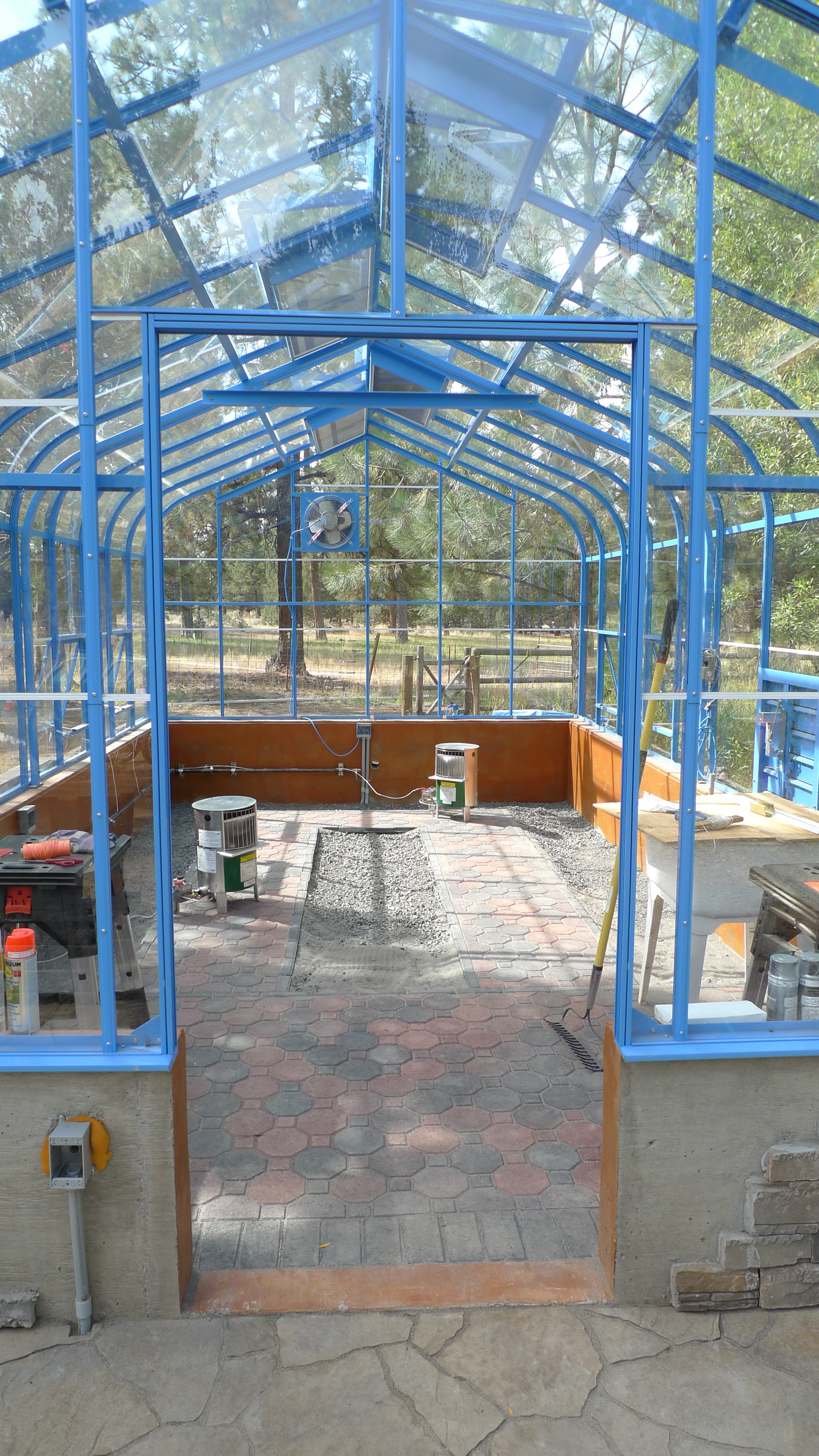 Blue Greenhouse