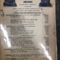 Price List from 1951